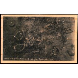 Detail af Skibssiden med Stigb�jler. Sp�nder m.m. - Eneret 75723 - Ubrugt