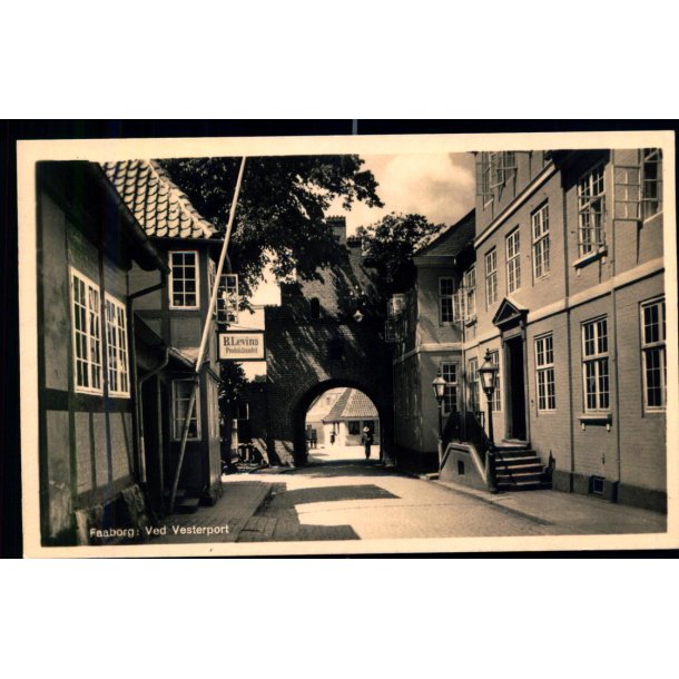 Faaborg - Ved Vesterport - Ole Bagers Bogh. u/n - Ubrugt