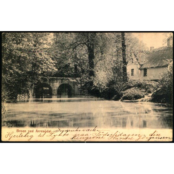 Broen ved Arres�dal - A. Jensens Bogh. u/n - Brugt