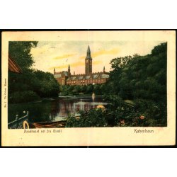 Kbenhavn - Raadhuset set fra Tivoli - Th. Cohrt 1 - Brugt