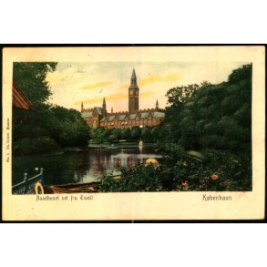 Kbenhavn - Raadhuset set fra Tivoli - Th. Cohrt 1 - Brugt