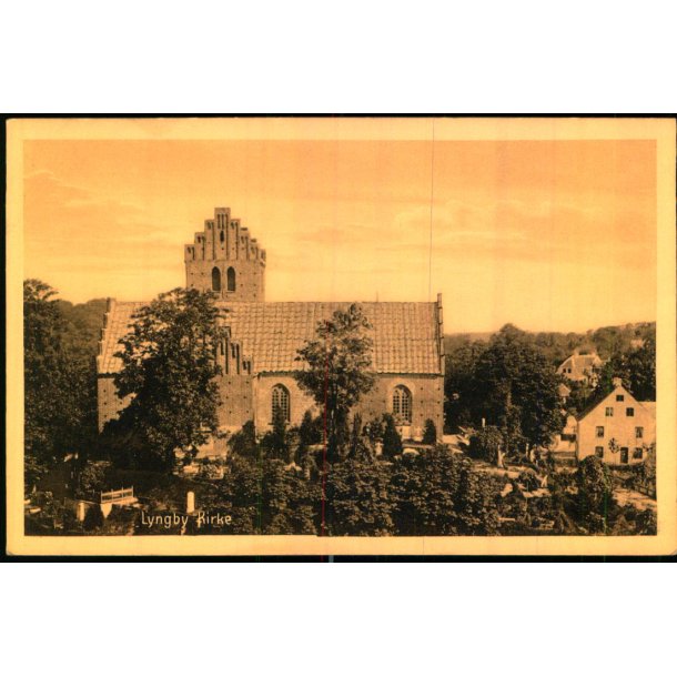 Lyngby Kirke - Knud Henriksen 4757 - Ubrugt - Har v�ret kl�bet op !