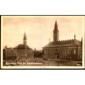 Kbenhavn -  Parti af Raadhuspladsen - NRC 12011