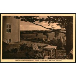 Hadsten Husholdningsskole - Udsigt fra den store B�g -  Chr. Petersens Kunstforlag 5 - Ubrugt