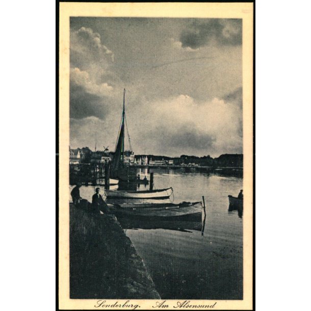 Sonderburg - Am Alsensund - M. Gl�kstadt &amp; M�den 68855 - Ubrugt