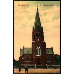 Nyk�bing M.  - St. Clemens Kirke - Flensborg Lager u/n - Brugt