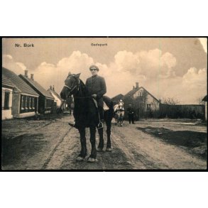 Nr. Bork - Gadeparti - J.J.N. 7972 - Ubrugt - Svagt Hj�rne !