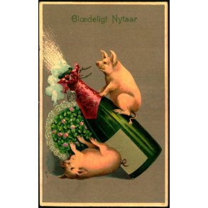 Gldeligt Nytaar - Sb 3268 - Brugt