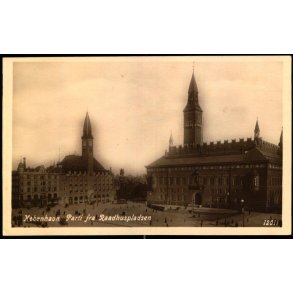 Kbenhavn -  Parti af Raadhuspladsen - NRC 12011