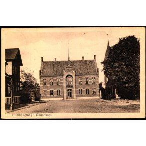 Stubbek�bing - Raadhuset - Niels Bruns Bog og Papirhandel Eneret u/n - Brugt