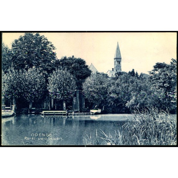 Odense - Parti ved Aaen - Stender 16370 b - Ubrugt