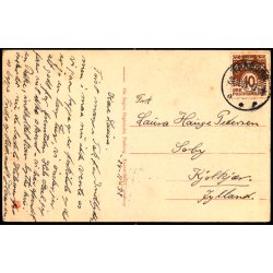 Faaborg - Parti fra Holkegade - Ole Bagers Bogh. 66355 - Brugt