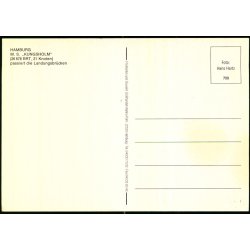 Hamburg - M/S "KUNGSHOLM"  - 700 - Ubrugt