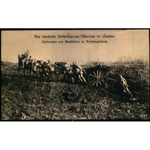 Die deutsche Verteigigungs Offensive im Westen - u/n - Brugt