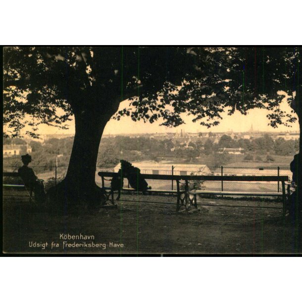 Kbenhavn - Udsigt fra Frederiksberg Have - u/n - Brugt