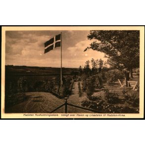 Hadsten Husholdningsskole - Udsigt over Haven og Lilaadalen -  Chr. Petersens Kunstforlag 9 - Ubrugt