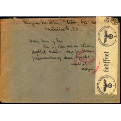 Censurbrev fra Tyskland  9 - 9 - 41 - Til Kgs. Lyngby