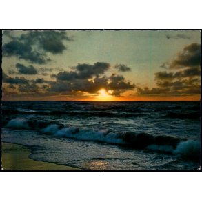 Solnedgang ved Vejers Strand - R.R. Varde 149 917 135-2 - Brugt