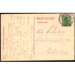 Holstebro - Danmarksgade med Borgerskolen - Stender 16911 - Brugt