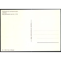 Glasfasade p Jernbanemuseet i Odense - Jernbanemuseet 1988 - Ubrugt