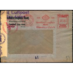  Luftpost  Censurbrev fra Tyskland  30 - 8 - 43 - Til Danmark