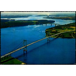 Luftfoto af den gamle og nye Lillebltsbro - O.P.O. 7298-2 - Brugt