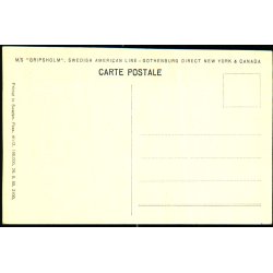 M/S GRIPSHOLM - Swedish American Line - u/n - Ubrugt