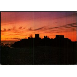 Bornholm - Solnedgang ved Hammershus Ruiner - Colbergs Bogh. 8219 - Brugt