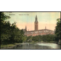Kbenhavn - Raadhuset set fra Tivoli - u/n - Brugt