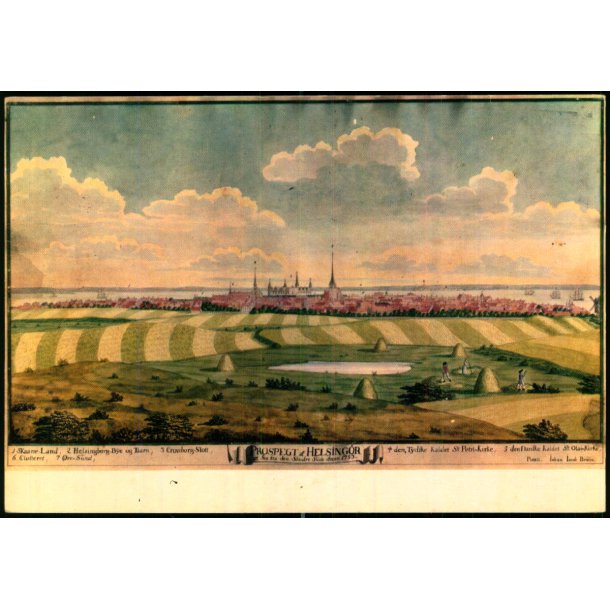 Prospekt af Helsing�r - 1753 - Statens Museum u/n - Ubrugt