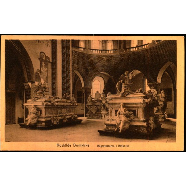 Roskilde Domkirke - Begravelserne i H�jkoret - Bruuns 33423 - Ubrugt