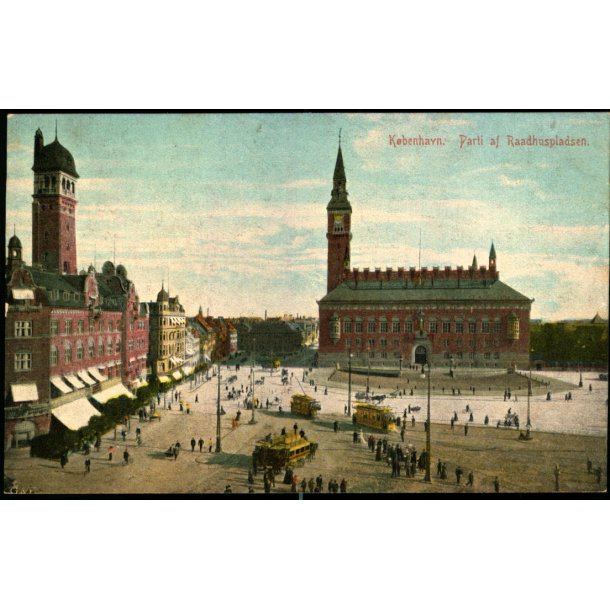 Kbenhavn -  Parti af Raadhuspladsen - 2760