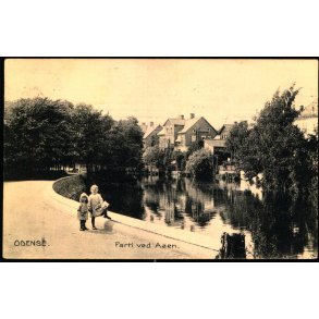 Odense - Parti ved Aaen - Stender 12874  - Brugt