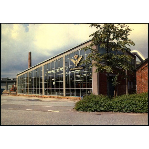 Glasfasade p Jernbanemuseet i Odense - Jernbanemuseet 1988 - Ubrugt