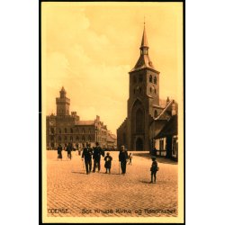 Odense - Sct. Knuds-Kirke og Raadhuset - Stender 7191 - Ubrugt