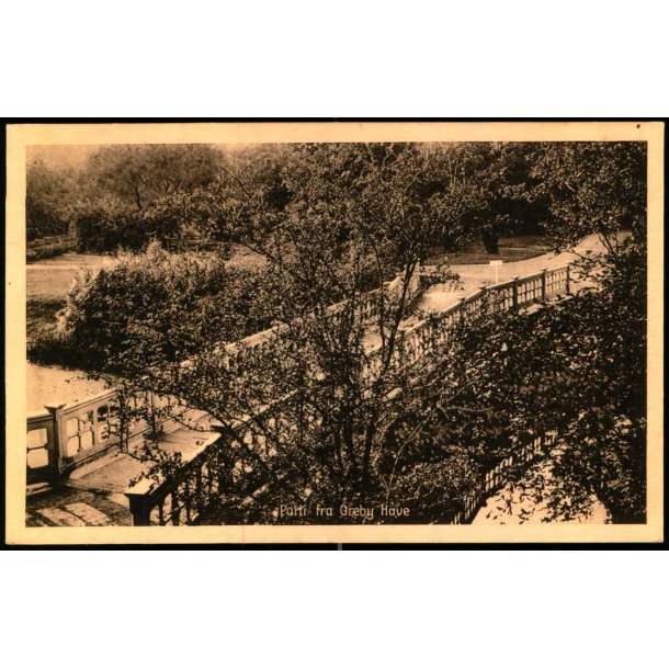 Parti fra Oreby Have - Thaarning Steffensens Bogh. 50685 - Ubrugt
