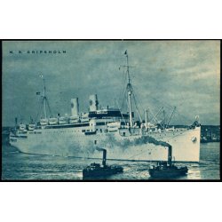 M/S GRIPSHOLM - Swedish American Line - u/n - Ubrugt