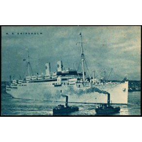 M/S GRIPSHOLM - Swedish American Line - u/n - Ubrugt