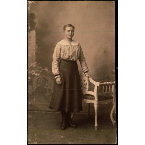 Fotokort Ukendt - Dame - Ubrugt