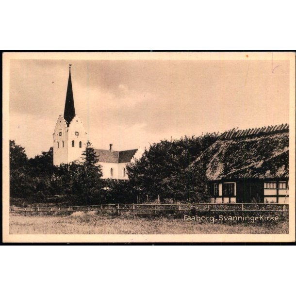 Faaborg - Svanninge Kirke - Ole Bagers Bogh. 33571 - Ubrugt