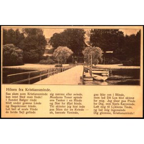 Hilsen fra Kristiansminde - Johs. Borersens Forlag u/n - Ubrugt