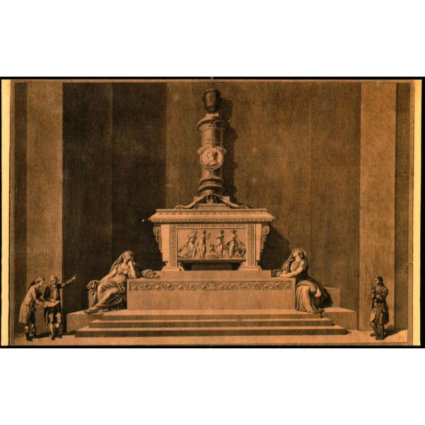 Frederik d. V. Sarkofsg i Roskilde Domkirke -  Flensborg 864 - Ubrugt