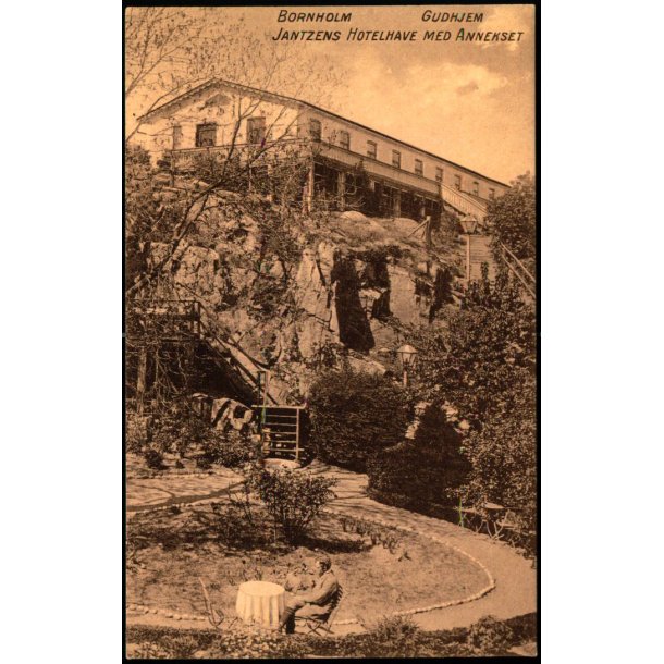 Bornholm - Jantzens Hotelhave med Annekset - Gudhjem - Frits Srensens Bogh. 698 - Ubrugt