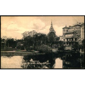 Odense - Udsigt fra Albanibroen - Stender 742 - Brugt