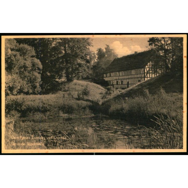 Den Fynske Landsby ved Odense - Davinde Vandmlle - Eneret 85804 - Ubrugt