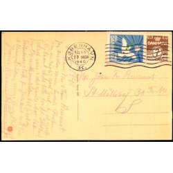 Julemrke 1940 p Postkort