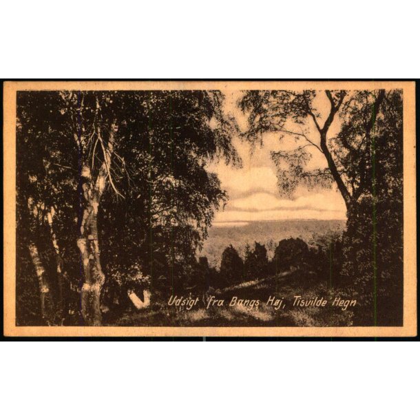 Udsigt fra Bangs H�j - Tisvilde Hegn - K. Poulsen Bogh. u/n - Brugt