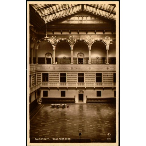 Kbenhavn -  Raadhushallen - Chr. Olsen 708