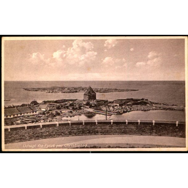 Udsigt fra Fyret paa Christians - Frits Srensens Bogh. 708f
