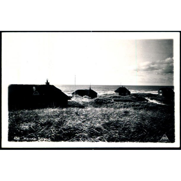 Henne Strand - Fotokort Pors 458 - Ubrugt